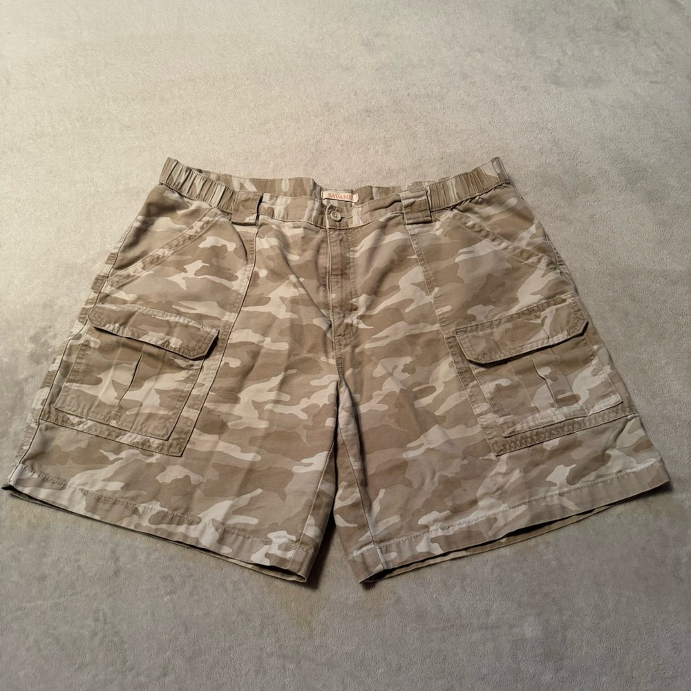 Savane Hiking Shorts Khaki Brown Camouflage Cargo Beige